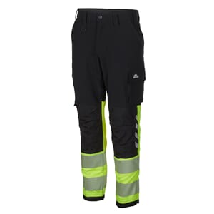 Bulldog Bukse M/Stretch Svart/Gul