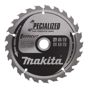 MAKITA Sirkelsagblad Tre Efficut T.C.T - 165x20mm 25T